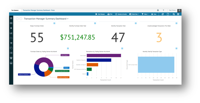screenshot of TrueCommerce EDI Solutions